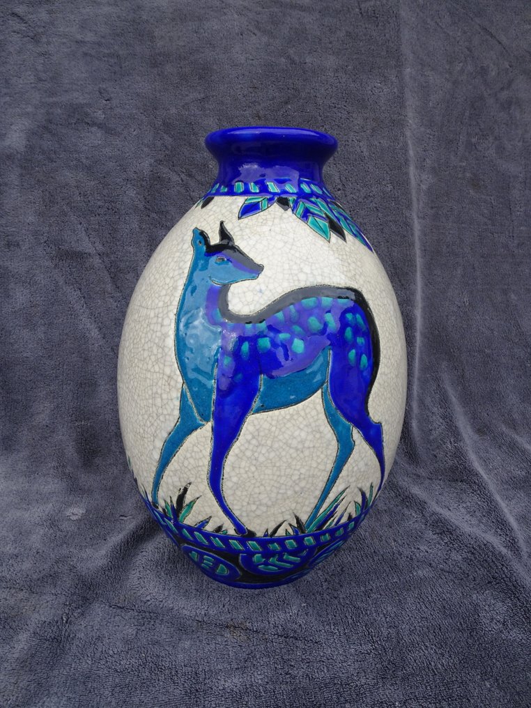 Keramis Boch - Charles Catteau - 花瓶 - 陶瓷 - Art Deco #1.0