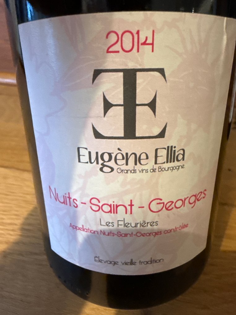 2014 Domaine Eugène Ellia "Les Fleurières" - Nuits St. Georges - 3 Bottles (0.75L) #1.0