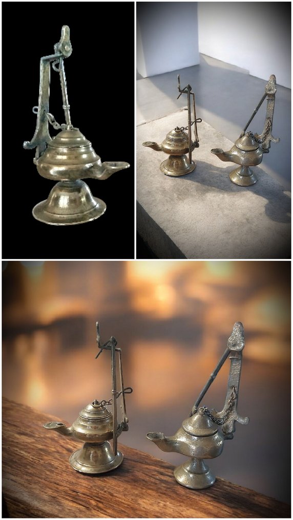 Table lamp (2) - Bronze - Boat lamps #3.2