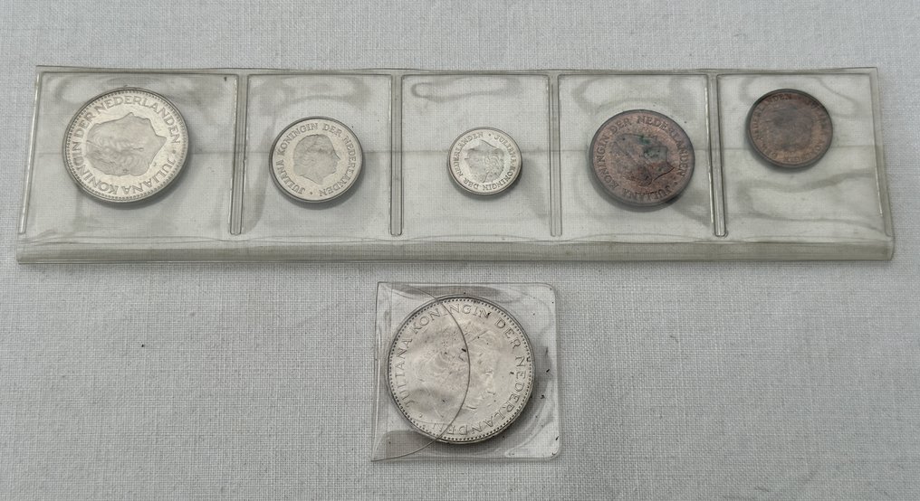 Nederland. Jaarset 1972, 1973, 1974 en 1975 in plastic strip (Zonder minimumprijs) #1.0