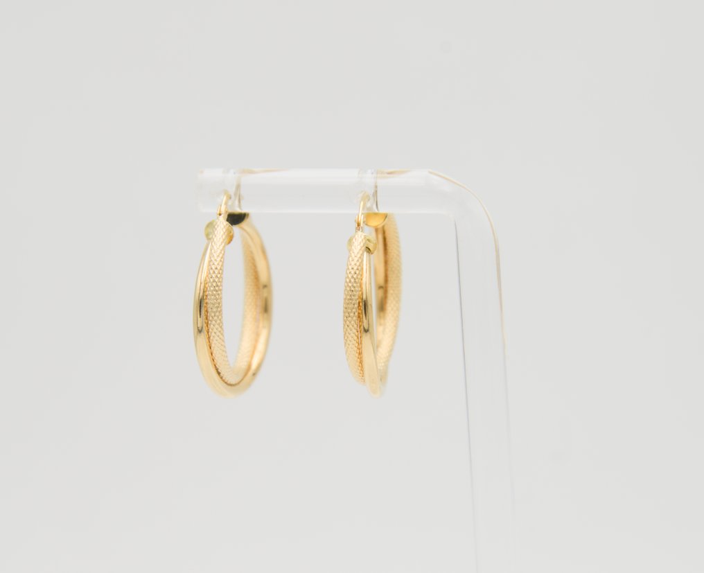 Drop fülbevaló - 18 kt. Sárga arany #1.0