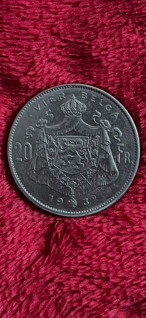 Belgium. Albert I. 20 Francs 1932 (No reserve price) #1.0