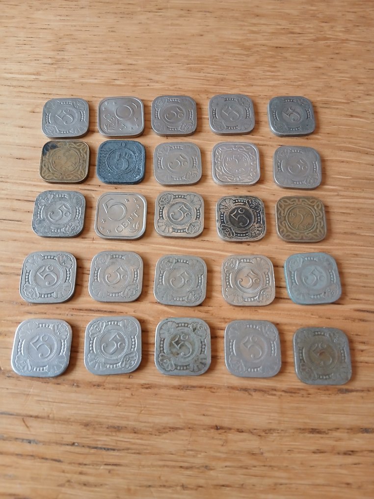 Ολλανδία. 5 cent 1913 tot 1981  (χωρίς τιμή ασφαλείας) #1.0