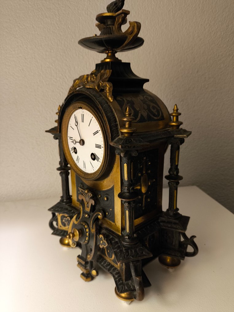 钟摆 - Philippe H. Mouray -  古董 青銅色 - 1850-1900 #1.0