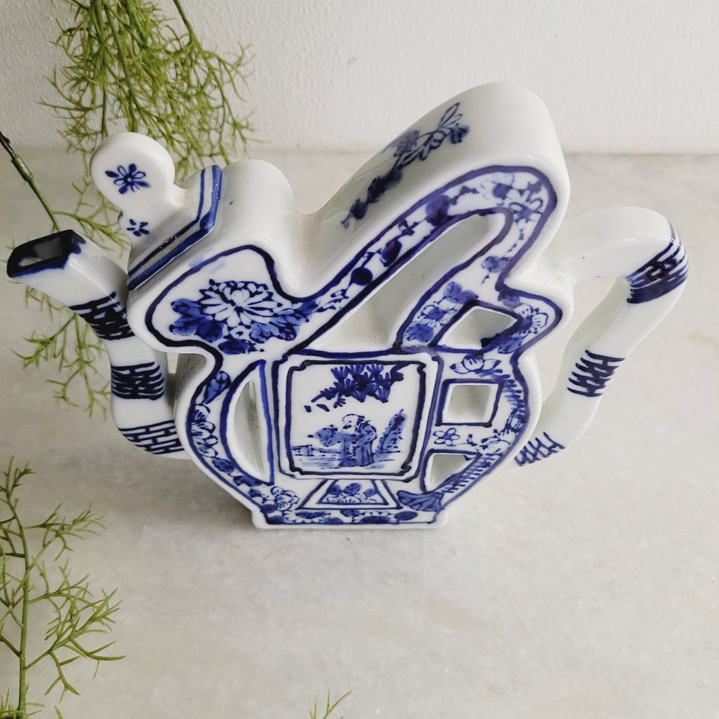 Zeldzame Chinese Puzzel Theepot, 1960 - Τσαγιέρα - Τσαγιέρα - Κεραμικό #3.2
