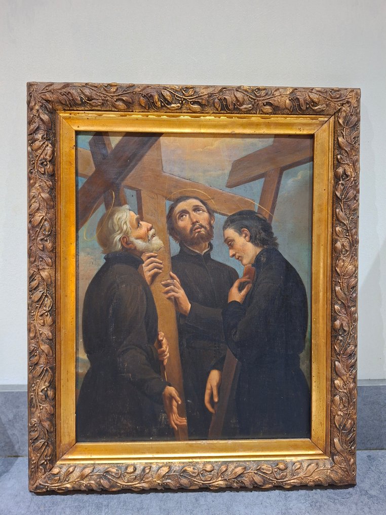 French school (XIX) - Les 3 martyres 1850 #1.0