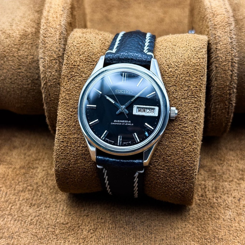 Seiko - Business-A [Serviced] 放光 – Hōkō – Emitted Light - 沒有保留價 - 8346-8030 - 男士 - 1977 #3.2