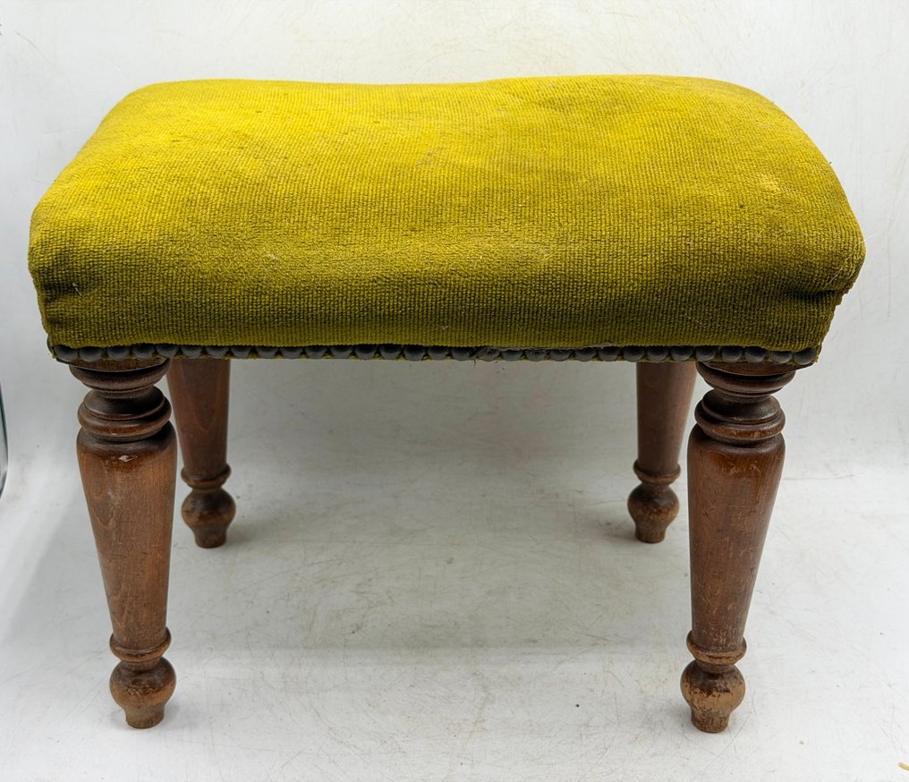 Πάγκος (2) - Ανδρικές παντόφλες στυλ Louis XVI. - Ξύλο, Textile #4.3