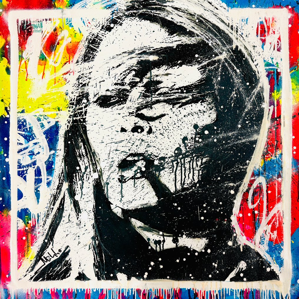 Mikko - Brigitte Bardot Postcard On Frame - XL (No reserve price!) #1.0