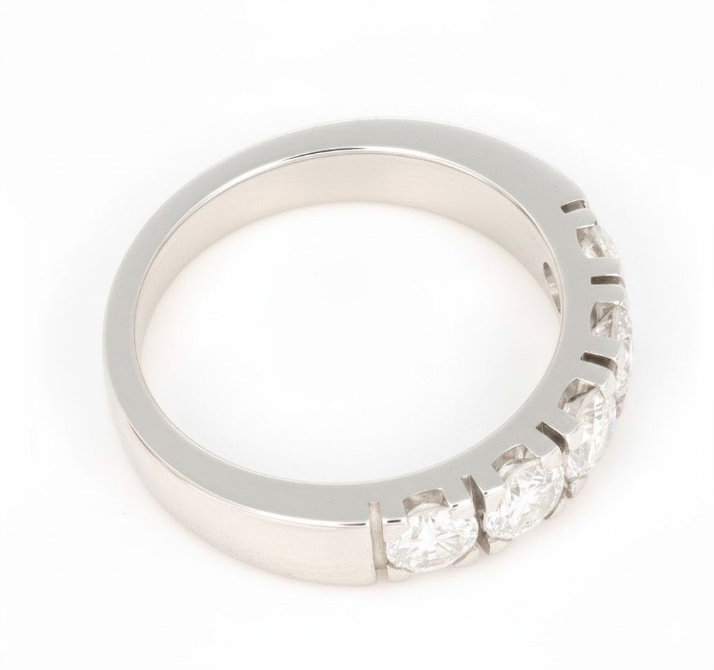 Nincs minimálár - Gyűrű - 18 kt. Fehér arany -  1.00ct. tw. Gyémánt (Természetes)  #4.3