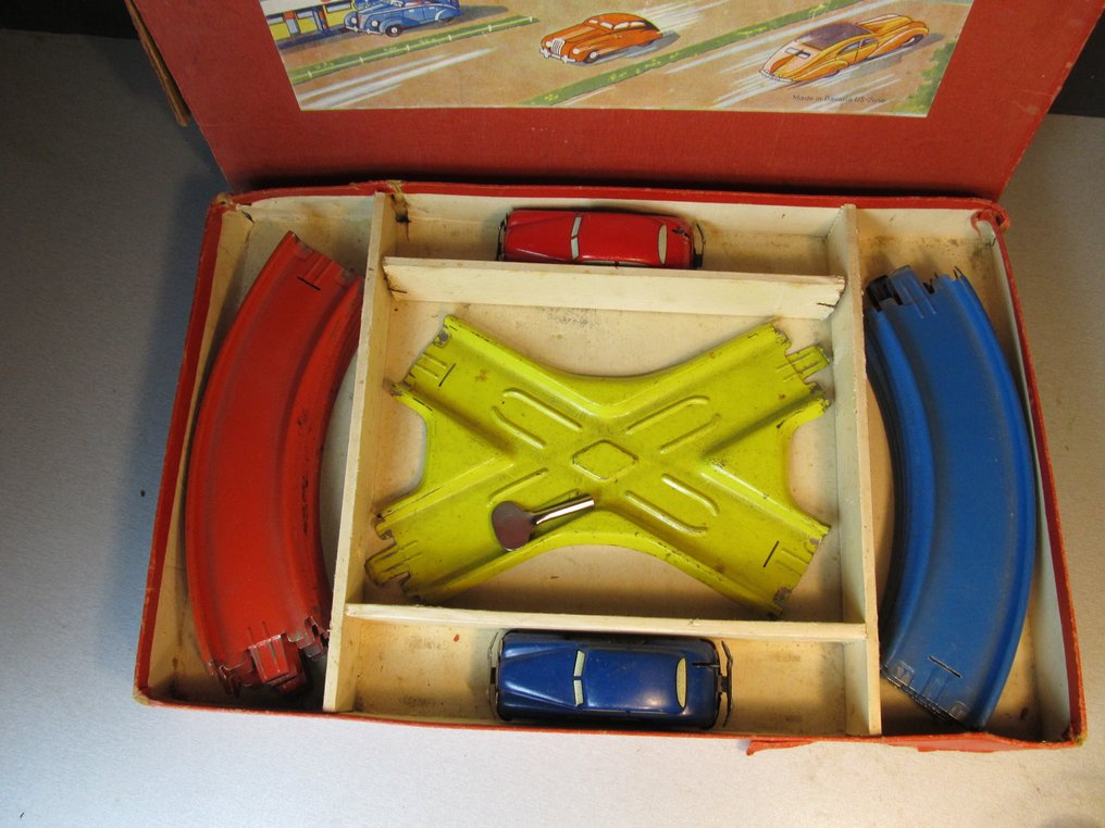 Distler - αυτοκινητόδρομος - Κουρδιστό παιχνίδι από κασσίτερο - 1950-1959 - Γερμανία #1.0