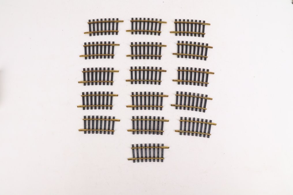 Fleischmann H0 - 6000-serie - Machetă tren cu șine (127) - Șine drepte + piese de potrivire #1.0