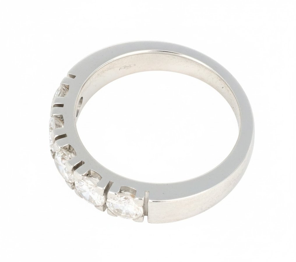 Nincs minimálár - Gyűrű - 18 kt. Fehér arany -  1.00ct. tw. Gyémánt (Természetes)  #3.2