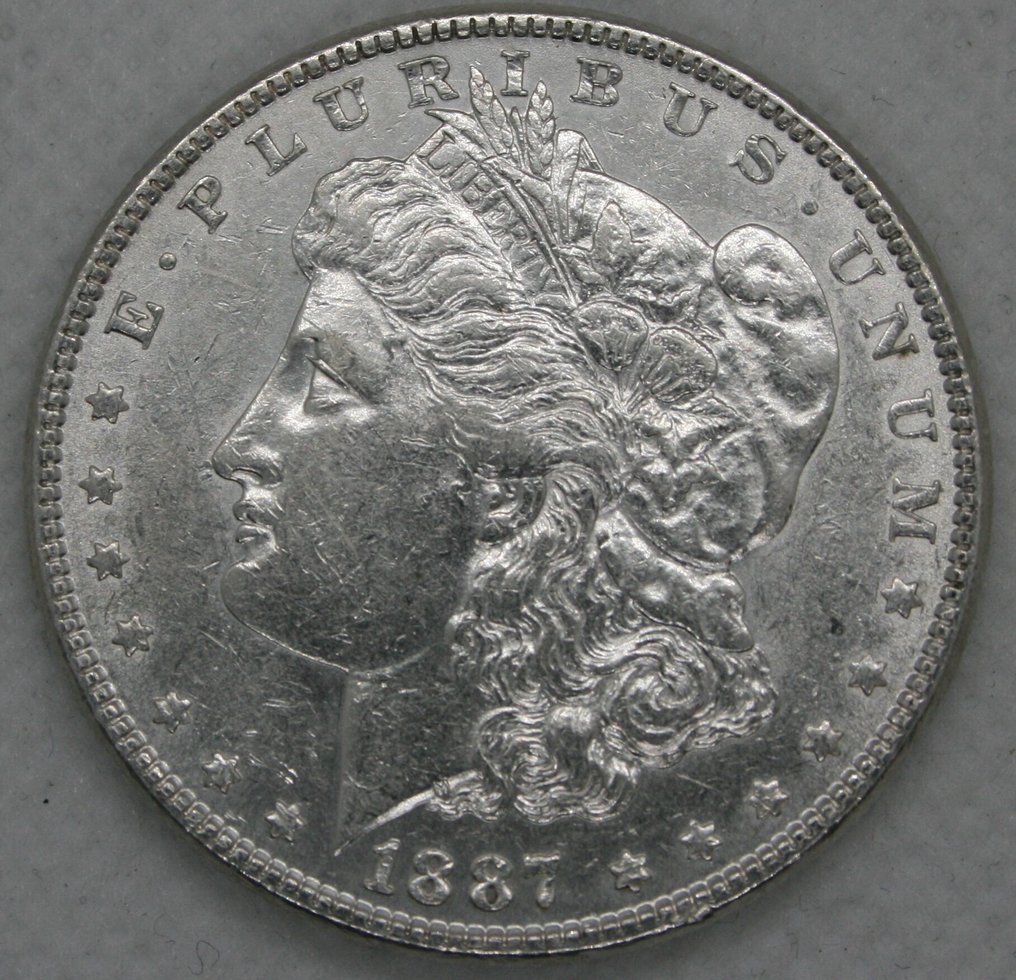 美国. Morgan Dollar 1887  (没有保留价) #1.0