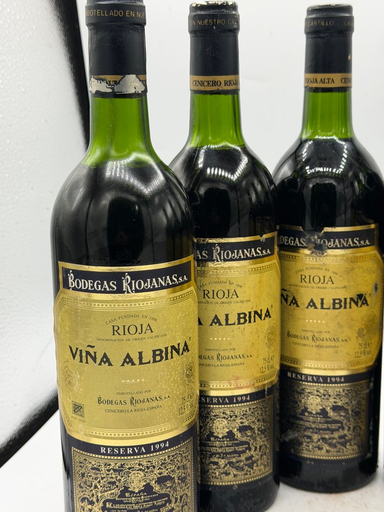 1994 Bodegas Riojanas, Viña Albina - Rioja Reserva - 6 Flasker (0,75 L) #1.0