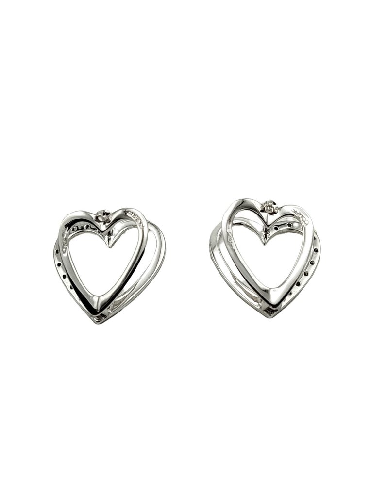 Comete - Øreringe - 18 kraat Hvidguld -  0.10ct. tw. Diamant (Natur)  #2.1