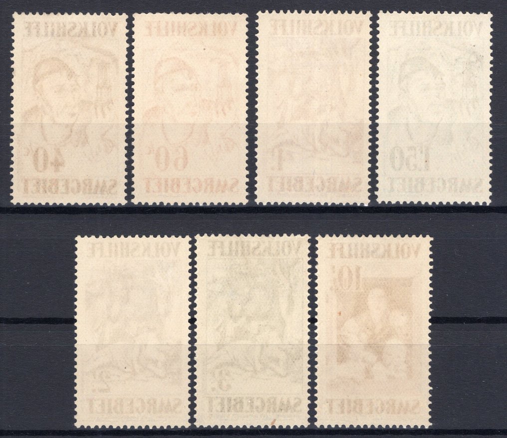 Saar Basin területek 1931 - Volkshilfe festmény (III) - Michel 144/150 #1.0