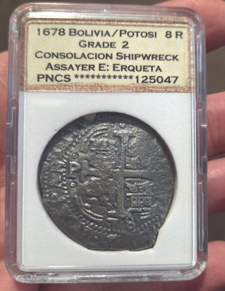 Ισπανία. Carlos II. 8 Reales 1678 Potosí #2.1