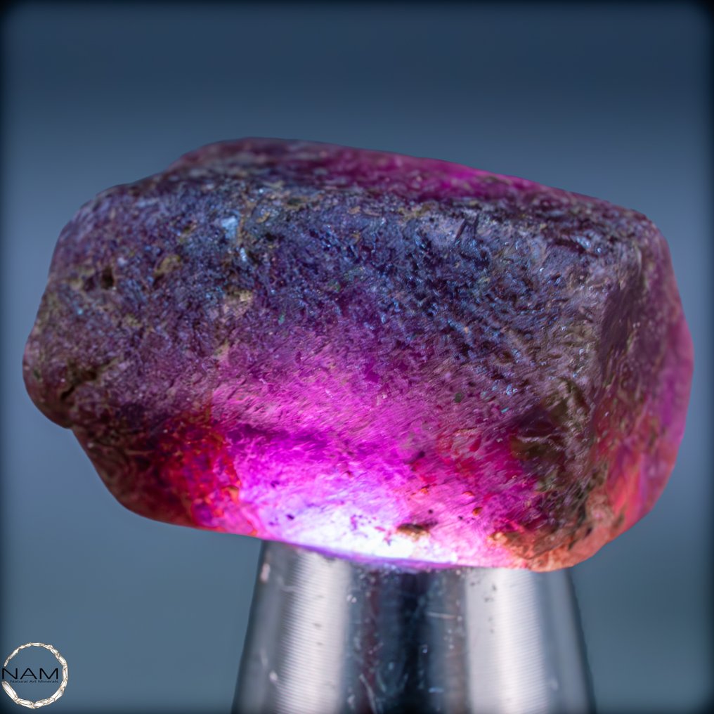 Φυσικός σπάνιος σάπφειρος Padparadscha. Ακατέργαστος κρύσταλλος με ζωντανή φωτεινότητα - 60,20 ct- 12.04 g #4.3