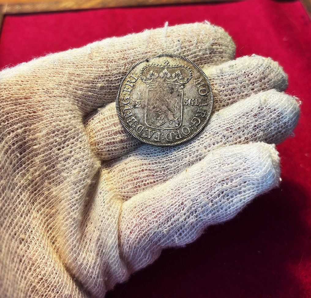 荷兰 - 弗里斯兰. Half 3 Gulden 1696 - CNM 2.16.98  (沒有保留價) #3.2