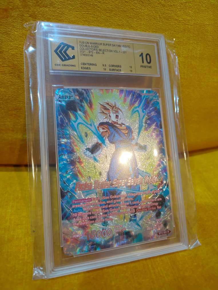 Bandai - 1 Graded card - Dragon Ball - Gogeta / Vegito Bt2-001 R - CCC Pristine 10 #3.2