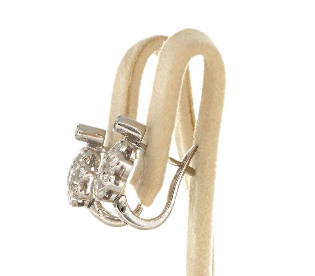 Ei pohjahintaa - Korvakorut - 18 kt. Keltakulta - 0.80ct. tw. Timantti (Luonnollinen) #1.0