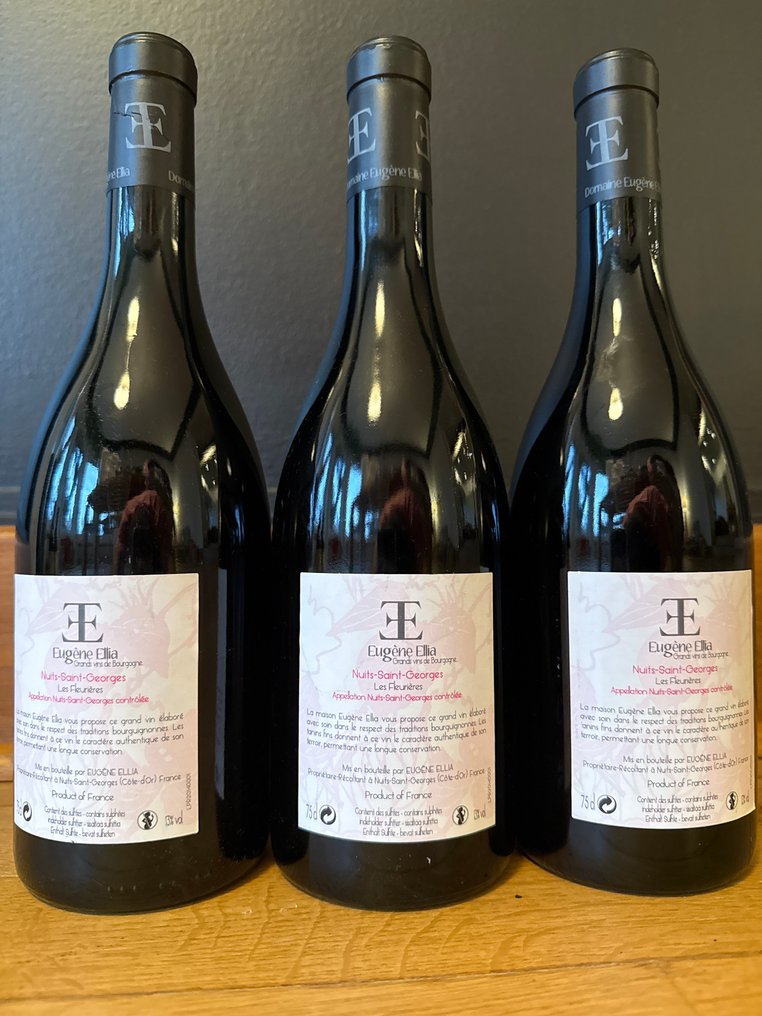 2014 Domaine Eugène Ellia "Les Fleurières" - Nuits St. Georges - 3 Bottles (0.75L) #2.1