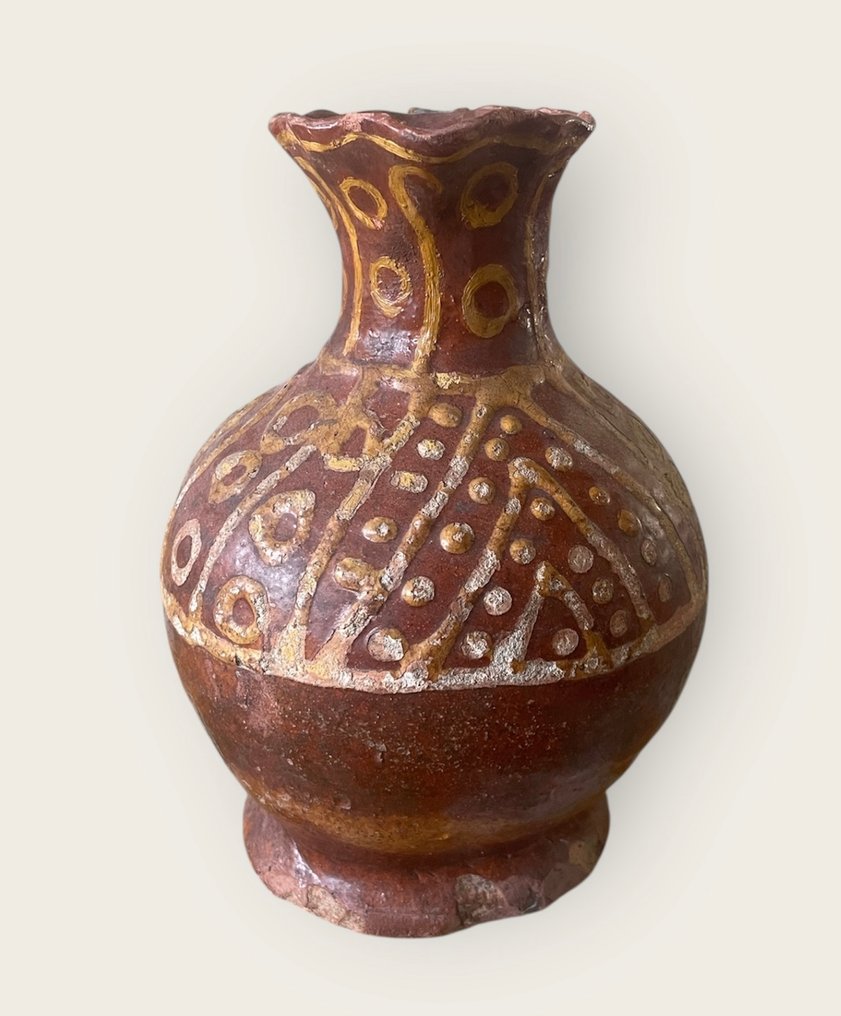 Πήλινο Κανάτα - 18.5 cm - Λάσπη μπορεί να χρονολογείται από τον 17ο αιώνα.  (χωρίς τιμή ασφαλείας) #3.2