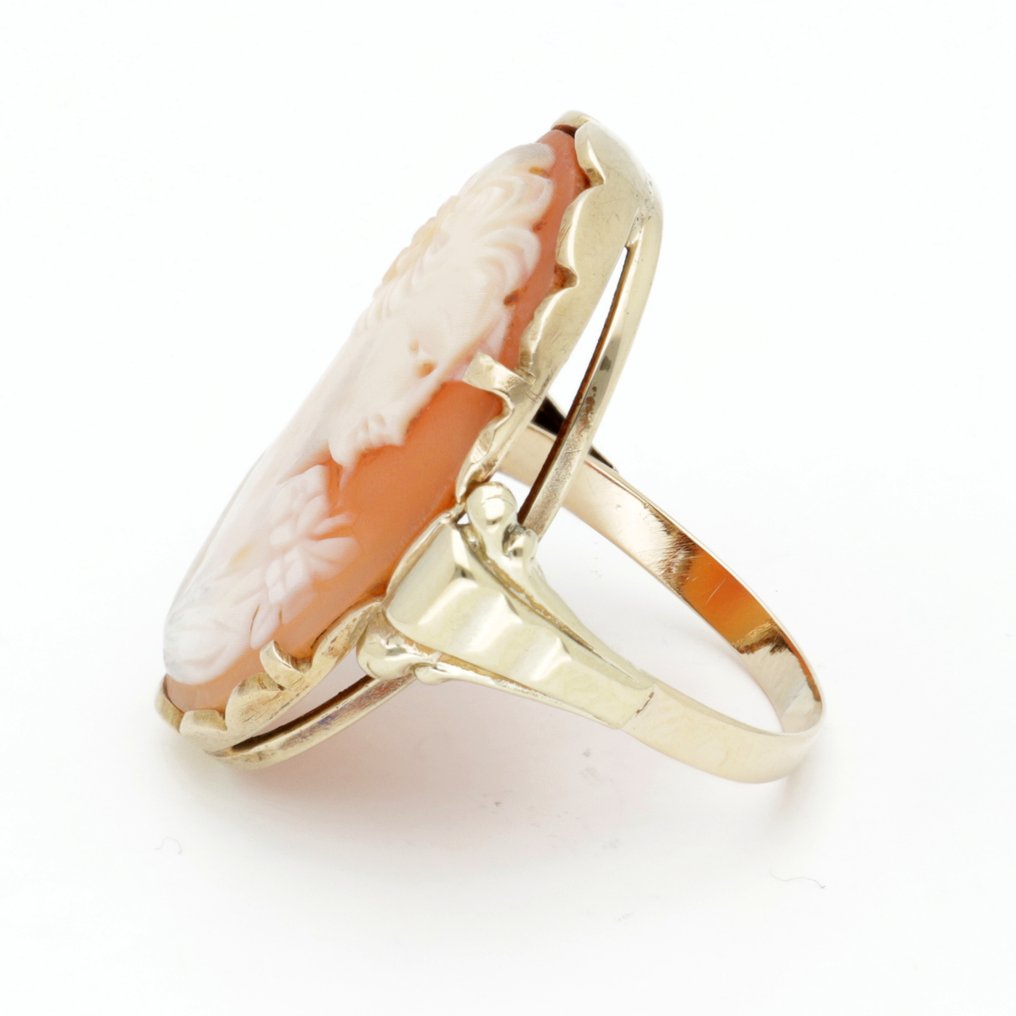 Bague - 14 carats Or jaune - Camee #2.1