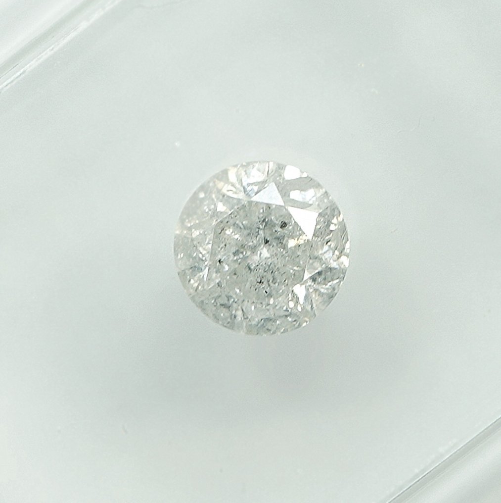沒有保留價 - 1 pcs 鑽石 (天然) - 0.46 ct - 圓形 - I3 - Gem Report Antwerp (GRA) #3.2