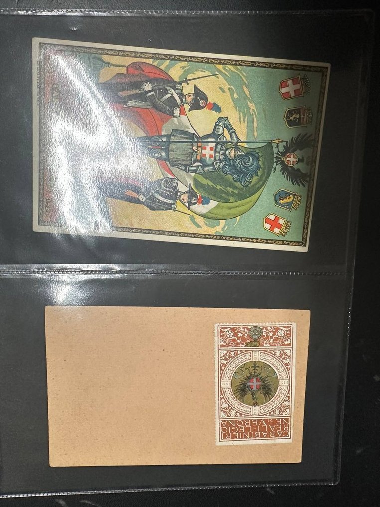 Ιταλία - Στρατός, Βασιλεία, Ευρώπη - Μιλάνο; Ρώμη - Άλμπουμ καρτ-ποστάλ (12) - 1917-1945 #3.2