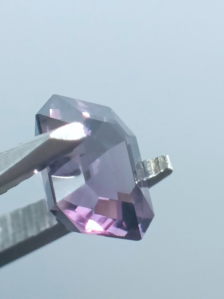 没有保留价 - 1 pcs  粉色, 紫色 尖晶石  - 2.76 ct - 安特卫普宝石检测实验室（ALGT） #2.1