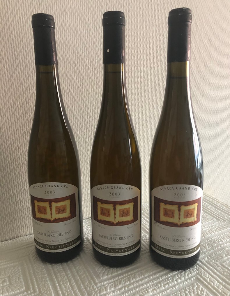 2003 Marc Kreydenweiss Kastelberg Riesling - Alsace Grand Cru - 3 Bouteilles (0,75 L) #1.0
