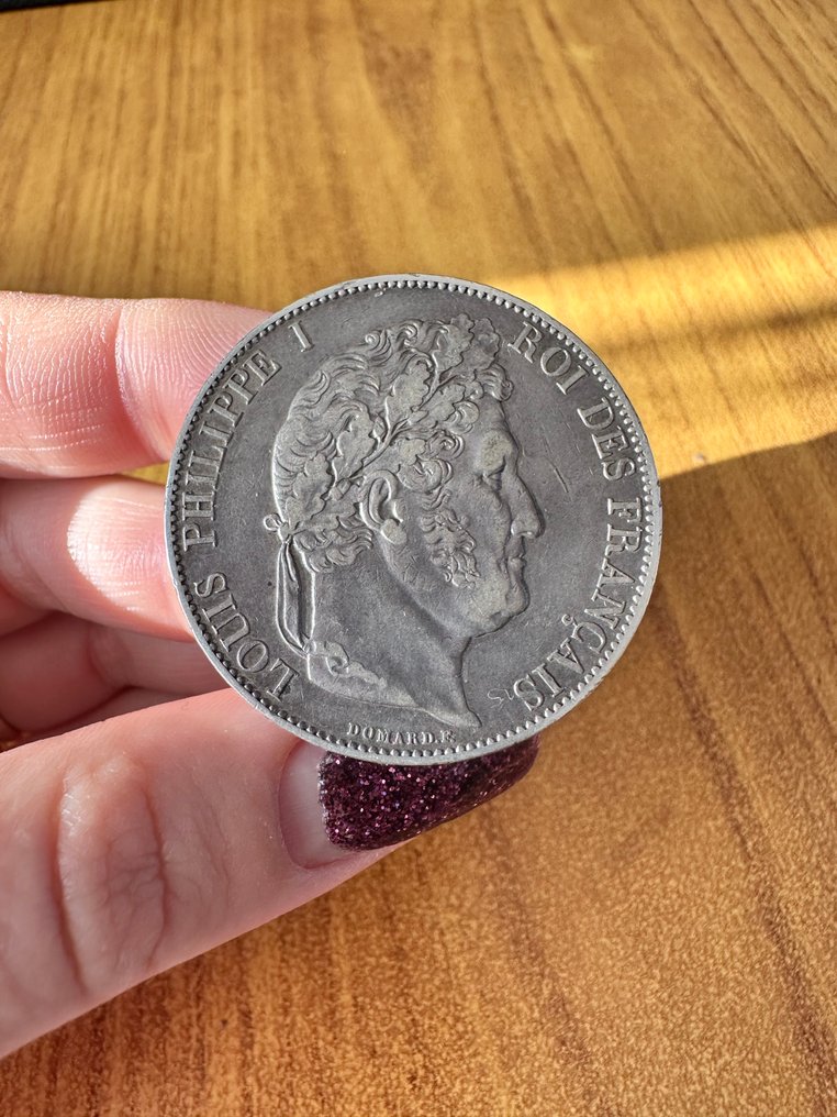 France. Louis Philippe I. 5 Francs 1848-A, Paris (No reserve price) #1.0