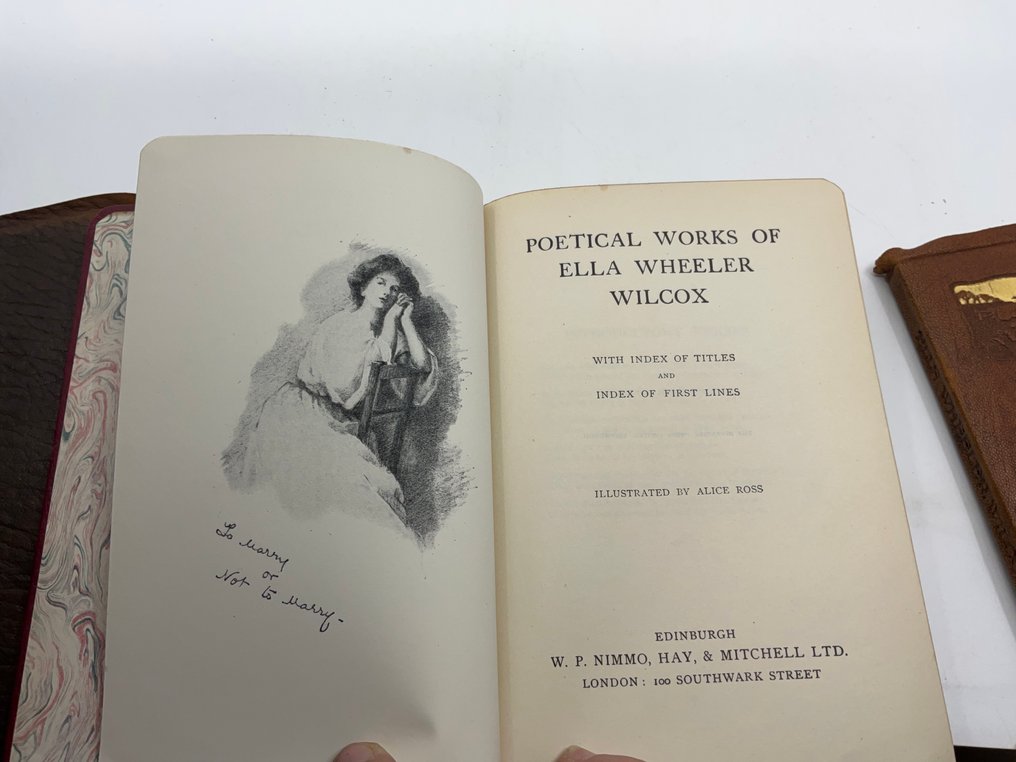 Ella Wheeler Wilcox - Three Ella Wheeler Wilcox poetry collections in fine binding - 1920-1925 #3.2