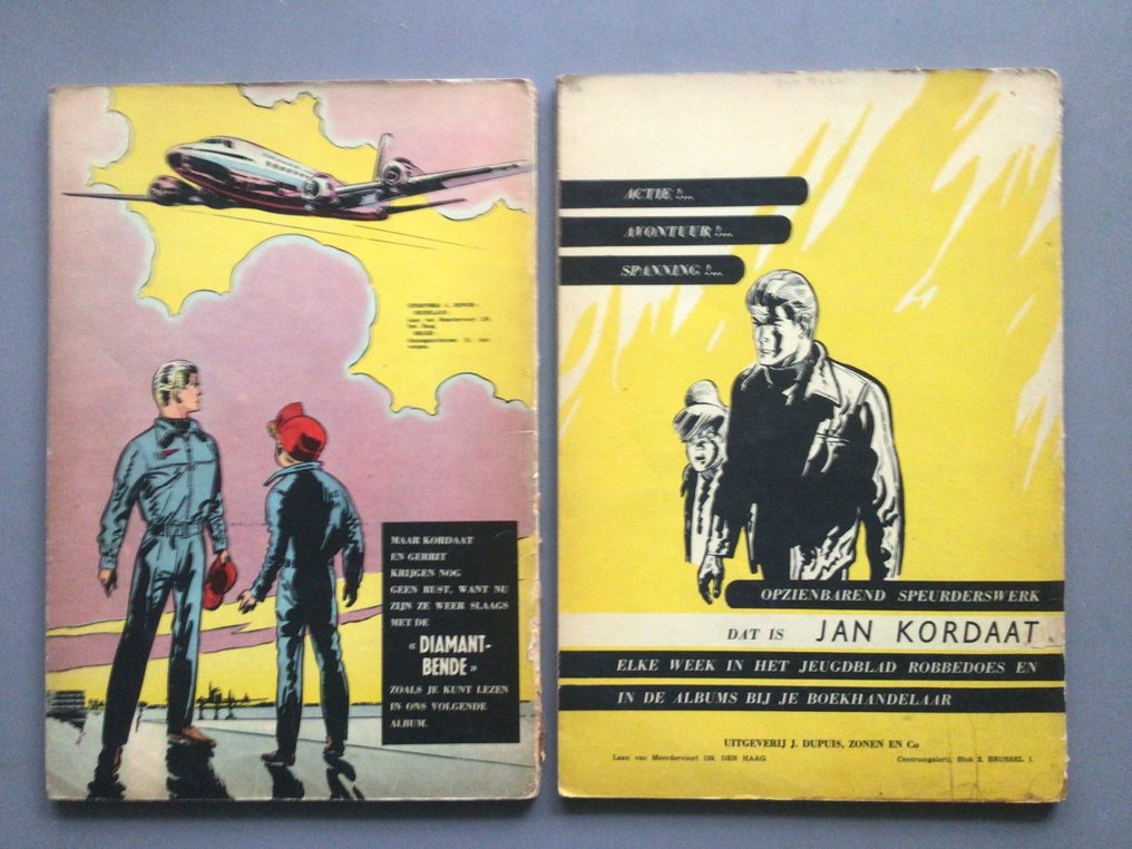 Jan Kordaat 1 t/m 15 - Complete reeks SC - 17 Album - Første udgave #4.3