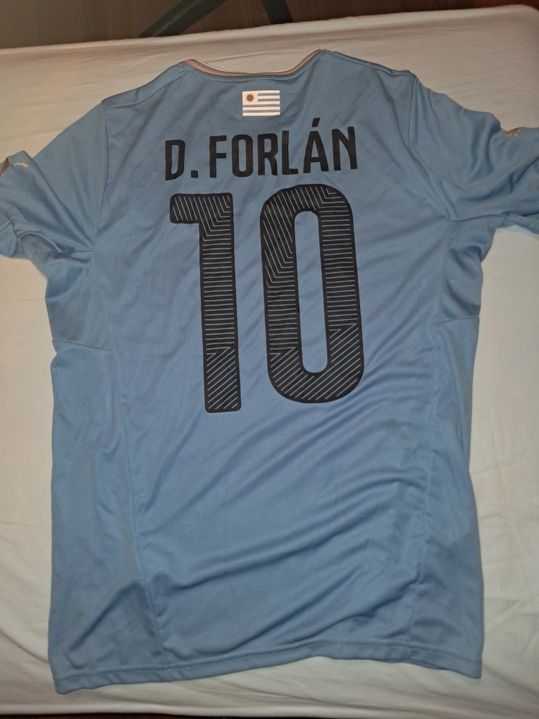 Uruguay - VM i fodbold - Diego Forlán - 2010 - Fodboldtrøje #1.0