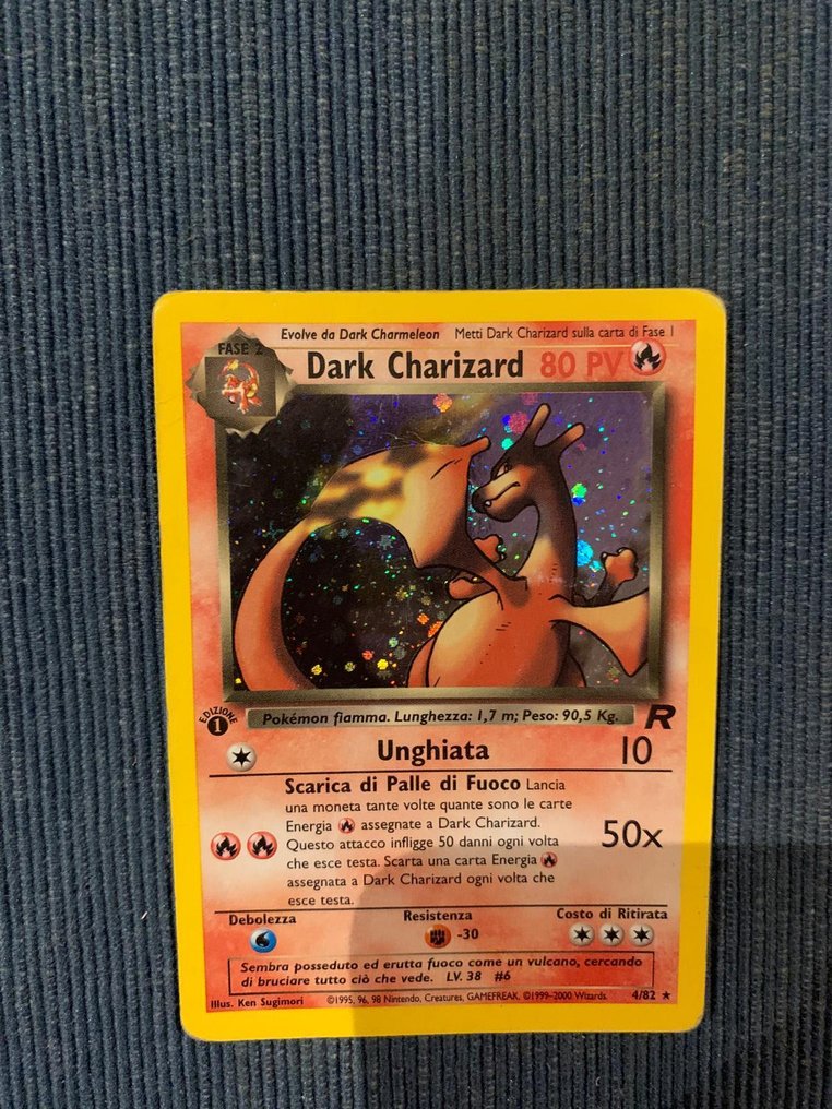 Pokémon - 1 Card - Dark Charizard 4/82 Folie - WOTC - Team Rocket #3.2