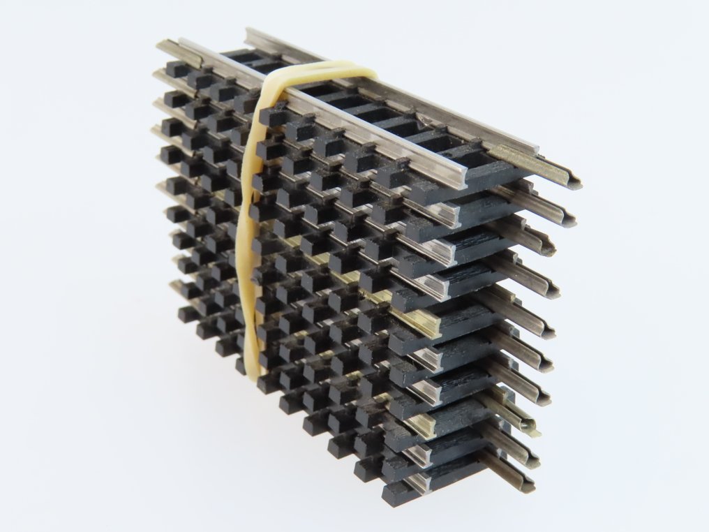 Minitrix N - 4904/4907 - Modeltreinsporen (50) - 50-delig railkavel met rechte railstukken, nikkel/metaal #4.3