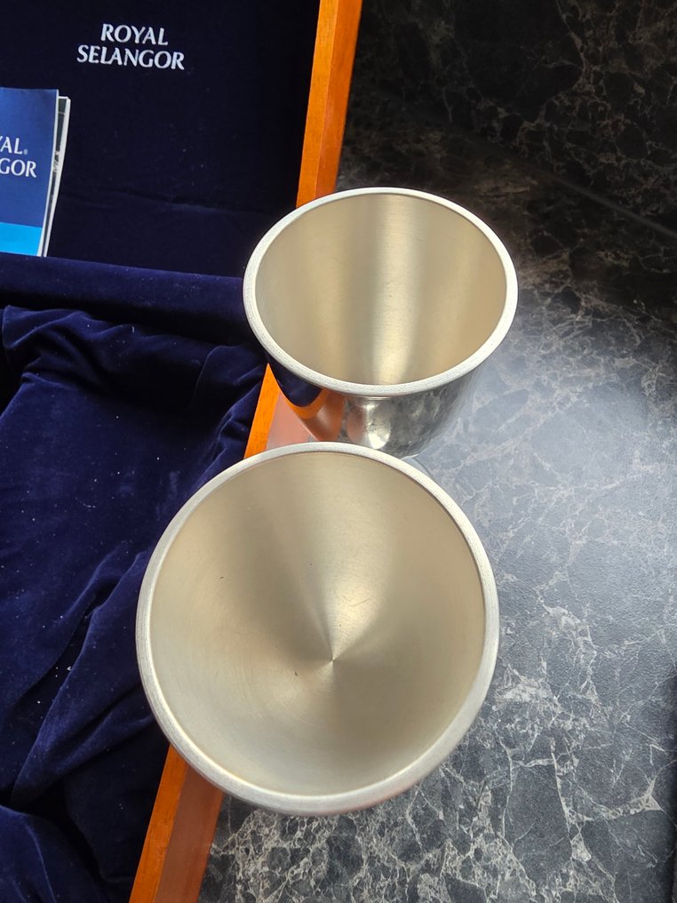 Royal Selangor - Ποτήρι κρασιού (2) - Μέταλλο, Κασσίτερος #3.2