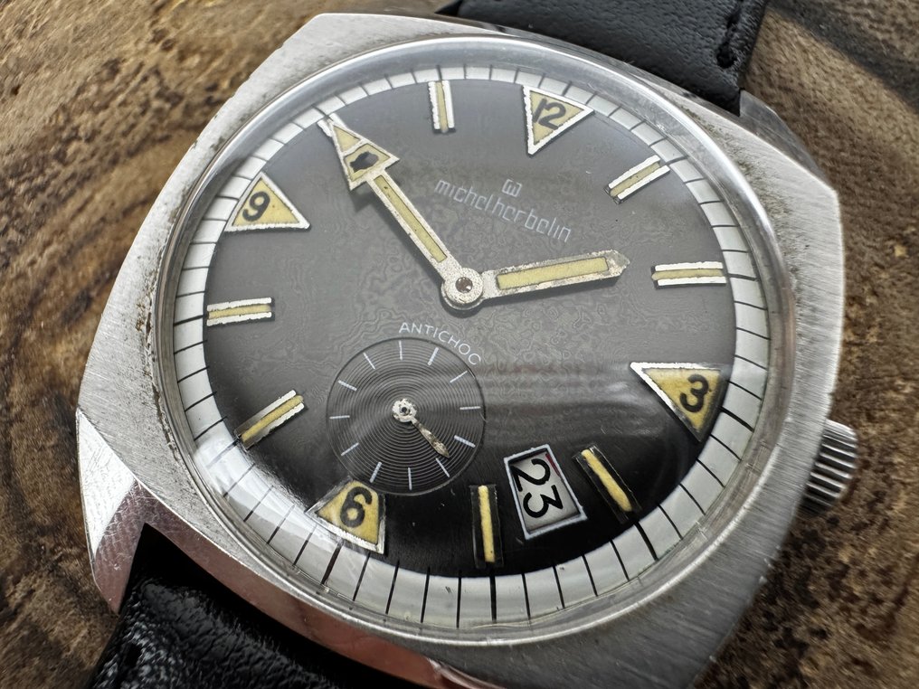 Michel Herbelin - Subsecond - Antichoc - Zonder minimumprijs - Heren - 1970-1979 #3.2