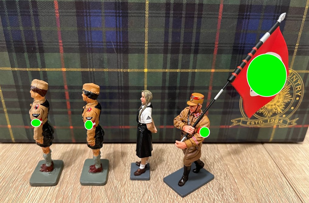 King & Country - Toy soldier Retired - LAH236 + SA002 + (Lineol Germany - Jugend x2) - 1930-1940 - 中国 #2.1