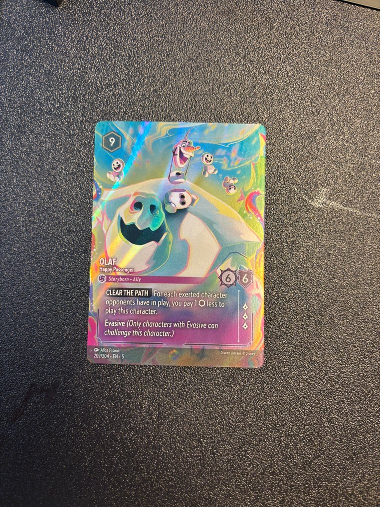 Ravensburger Card - Disney Lorcana - Olaf 209/204 Happy Passenger Enchanted #1.0