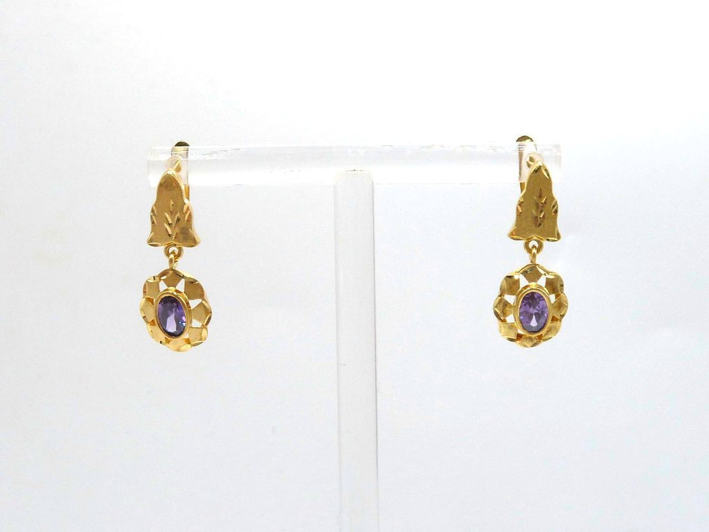 耳環 - 18 克拉 黃金 #1.0