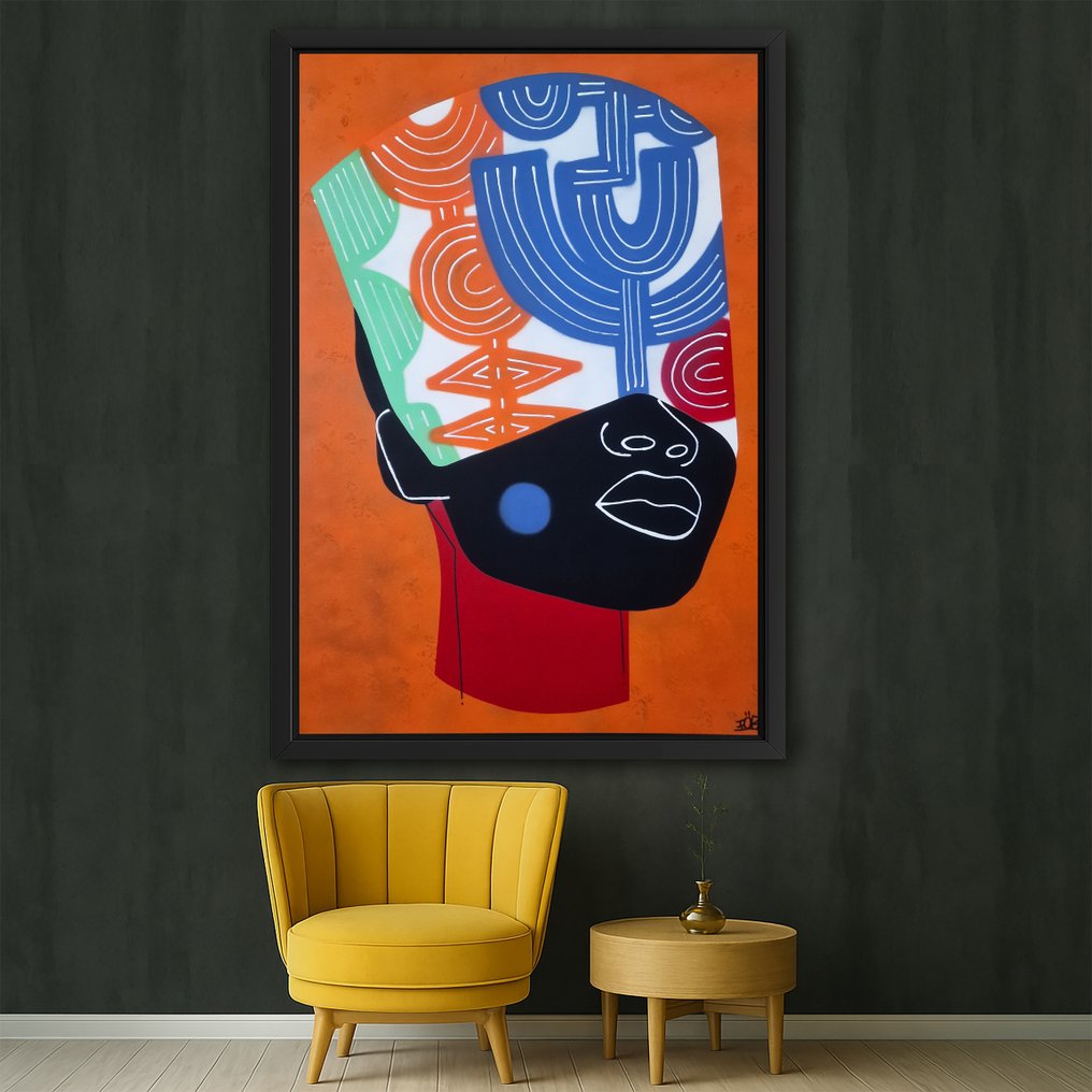 FÜR (1978) - She Dances in Caos - XL Size - (We Spray) NOT a PRINT #1.0