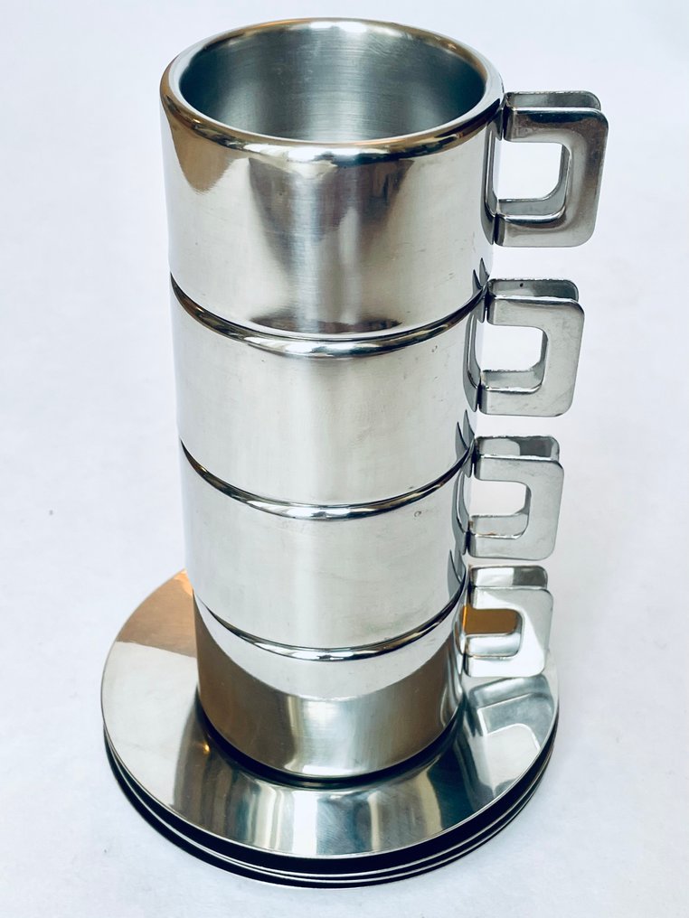 Casalinghi/ Vev Vigano - Italian Design - Καφετιέρα - STO/ Kontessa - INOX - Εποχή του Διαστήματος #4.3