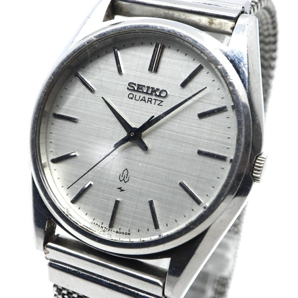 Seiko - Vintage Quartz "Linen Dial - No reserve price - 7121-8000 - Men - 1970-1979 #1.0