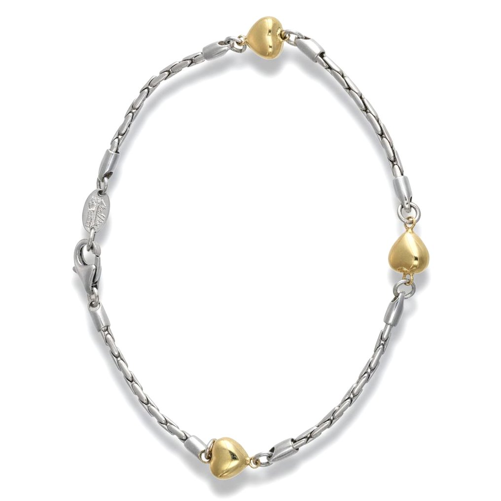 手鈪 - 18 克拉 黃金, 白金 #3.2