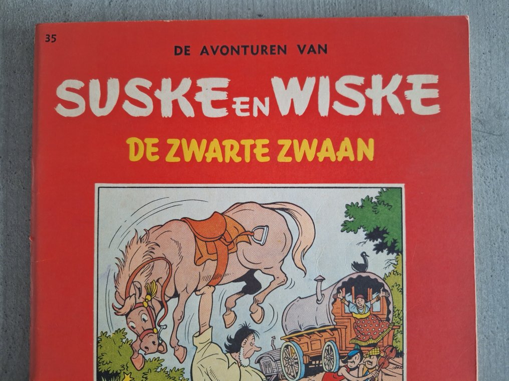 Suske en Wiske RV-35 - De Zwarte Zwaan - 1 Album - First edition - 1959 #2.1