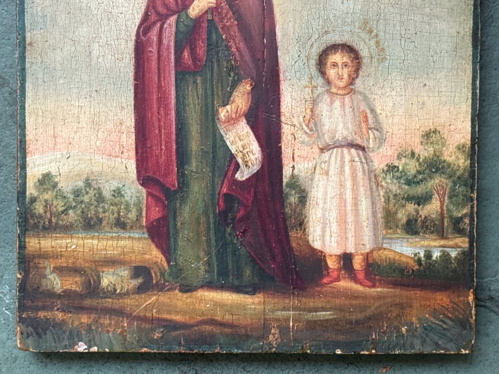 Icon - Julitta and Cyricus - Wood #2.1